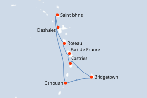 Itinéraire : Caraïbes & Amériques