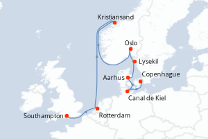 Itinéraire : Europe du Nord & Atlantique NE