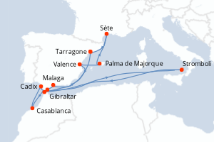 Itinéraire : Méditerranée & mers adjacentes