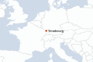 carte itinéraire croisière Rhin Main Moselle 3 jours au départ du port de Strasbourg