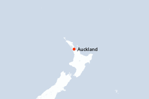 Carte de l'itinéraire de croisière Auckland-Auckland d'une durée de 3 jours