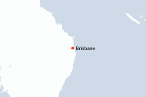 carte itinéraire croisière Australie Nouvelle Zélande 3 jours au départ du port de Brisbane