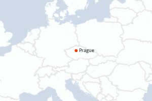 Carte itinéraire croisière Noël féerique à Prague (formule port/port) - 4 jours au départ de Prague - Danube