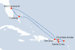 itinéraire croisière