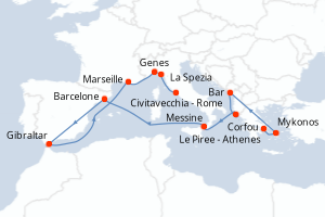 itinéraire croisière