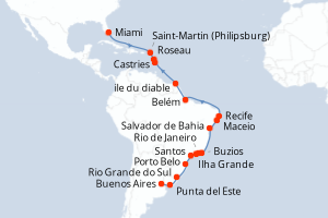 itinéraire croisière