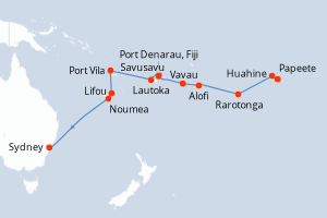 itinéraire croisière