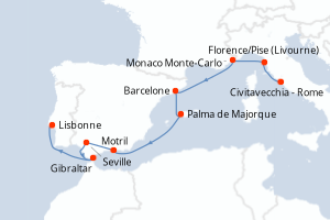 itinéraire croisière