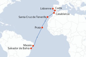 itinéraire croisière
