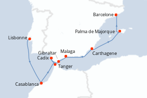 itinéraire croisière