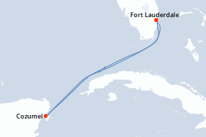 Itinéraire croisière Celebrity Cruises au départ de Fort Lauderdale