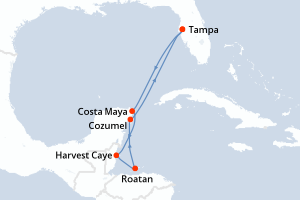 itinéraire croisière