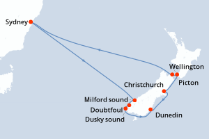 Itinéraire croisière Royal Caribbean au départ de Sydney