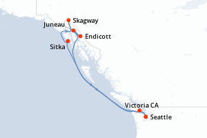 Itinéraire croisière Royal Caribbean au départ de Seattle