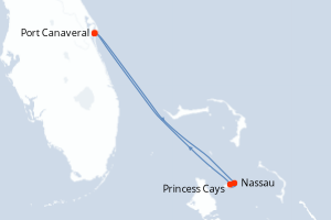 Itinéraire croisière Carnival au départ de Port Canaveral