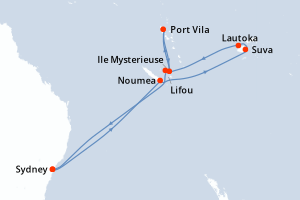 Itinéraire croisière Celebrity Cruises au départ de Sydney