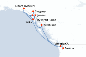 Itinéraire croisière Norwegian Cruise Line au départ de Seattle