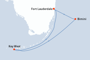 Itinéraire croisière Celebrity Cruises au départ de Fort Lauderdale