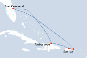 Itinéraire croisière Carnival au départ de Port Canaveral