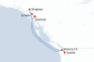 Itinéraire croisière Royal Caribbean au départ de Seattle