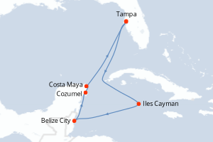 Itinéraire croisière Royal Caribbean au départ de Tampa