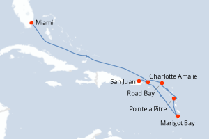 Itinéraire croisière Explora Journeys au départ de Miami