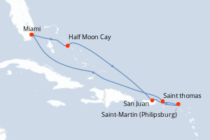 Itinéraire croisière Carnival au départ de Miami