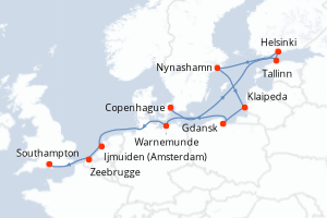 Itinéraire croisière Norwegian Cruise Line au départ de Copenhague