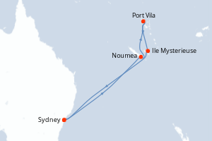itinéraire croisière