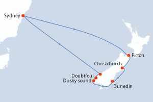 Itinéraire croisière Royal Caribbean au départ de Sydney