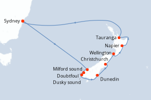 Itinéraire croisière Royal Caribbean au départ de Sydney