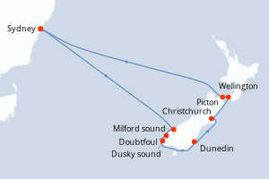 Itinéraire croisière Royal Caribbean au départ de Sydney