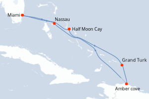 Itinéraire croisière Holland America Line au départ de Miami