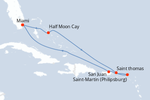 Itinéraire croisière Carnival au départ de Miami