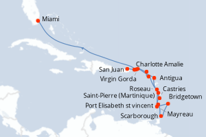 Itinéraire croisière Azamara au départ de San Juan