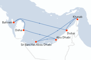 Itinéraire croisière Celestyal Cruises au départ de Dubai