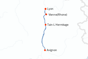 Itinéraire croisière CroisiEurope au départ de Lyon