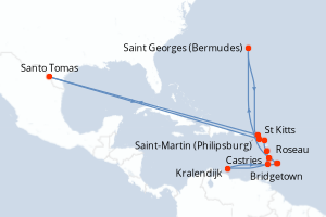 itinéraire croisière