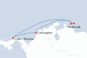 Itinéraire croisière Royal Caribbean au départ de Carthagene