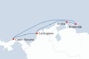 Itinéraire croisière Royal Caribbean au départ de Carthagene