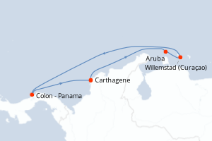 Itinéraire croisière Royal Caribbean au départ de Carthagene