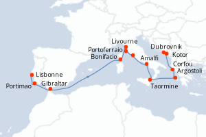 Itinéraire croisière Seabourn Cruise Line au départ de Lisbonne