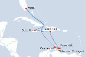 Itinéraire croisière MSC Croisières au départ de Miami