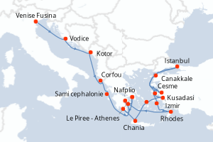 itinéraire croisière