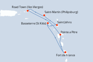 itinéraire croisière