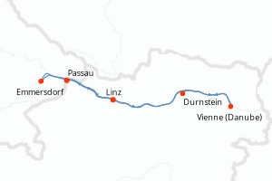 Itinéraire croisière Luftner Cruises au départ de Passau