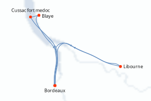 Itinéraire croisière CroisiEurope au départ de Bordeaux