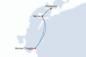 Itinéraire croisière CroisiEurope au départ de Venise