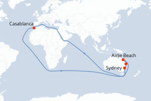 Itinéraire croisière Carnival au départ de Sydney