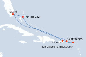 Itinéraire croisière Carnival au départ de Miami